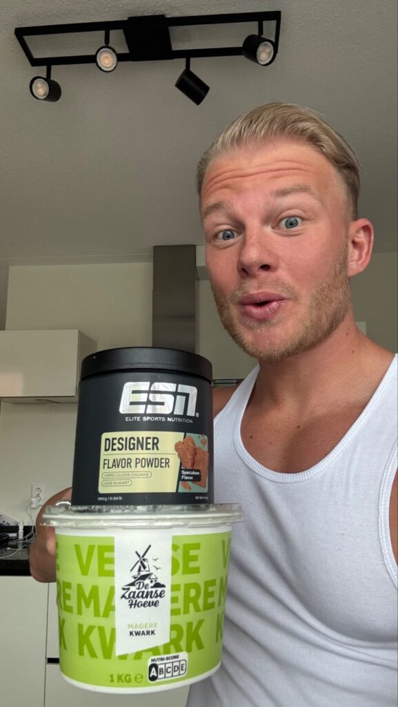 ESN Designer Flavor Powder en magere kwark – ideaal voor eiwitrijke maaltijden zonder toegevoegde suikers