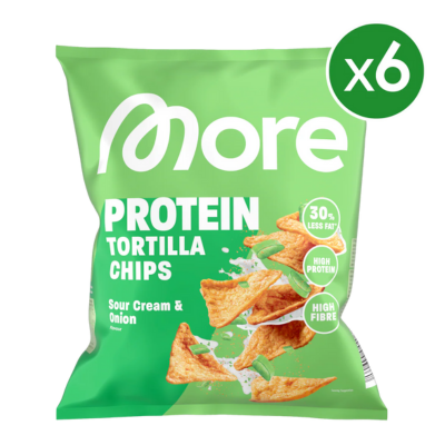 Protein Tortilla Chips sour cream & union